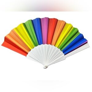Rainbow Fan (Used - Good Condition) 🌈